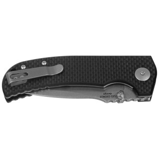 Nóż składany Spartan Blades Astor Black G10/Carbon Fiber, Tumbled CTS-XHP by Les George (SFBL8CF)