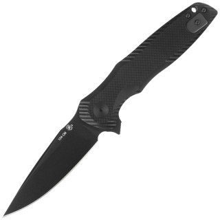 Nóż składany Spartan Blades Poros Black G10, Black TiNi 154CM by Curtis Iovito (SFBL11BK)