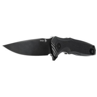Nóż składany Spartan Blades Poros Black G10, Black TiNi 154CM by Curtis Iovito (SFBL11BK)