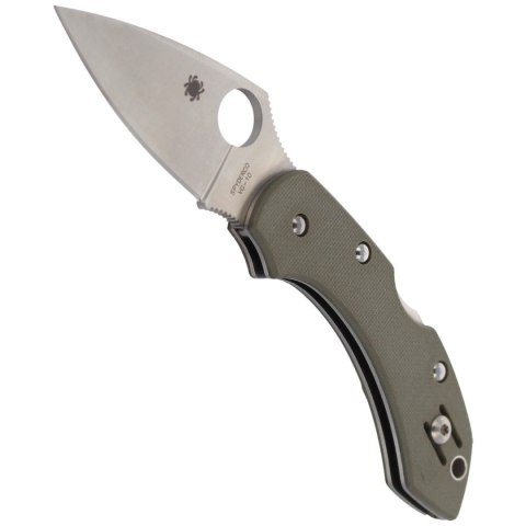 Nóż składany Spyderco Dragonfly Folige Green G-10, Satin Plain V-10 (C28GPFG) Nóż składany Spyderco Dragonfly Folige Green G-10, Satin Plain V-10 (C28GPFG)