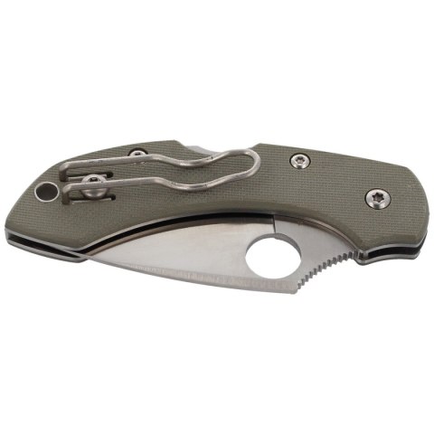 Nóż składany Spyderco Dragonfly Folige Green G-10, Satin Plain V-10 (C28GPFG) Nóż składany Spyderco Dragonfly Folige Green G-10, Satin Plain V-10 (C28GPFG)