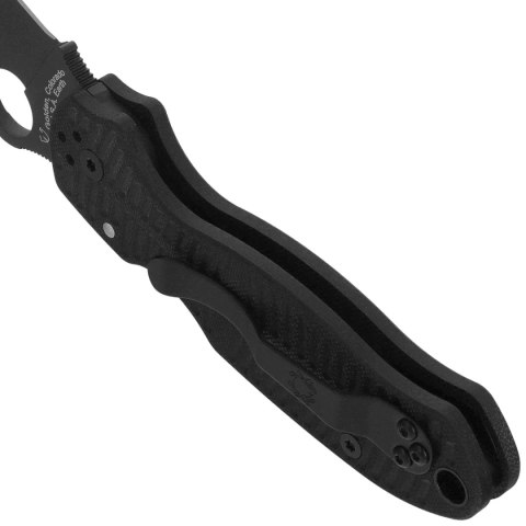 Nóż składany Spyderco Para 3 Salt Black G10, Black DLC MagnaCut by Sal, Eric Glesser (C223GMCBKP) Nóż składany Spyderco Para 3 Salt Black G10, Black DLC MagnaCut by Sal, Eric Glesser (C223GMCBKP)