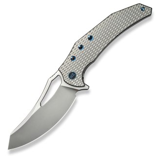 Nóż składany WE Knife Epaulette Titanium, Polished Bead Blasted M390 by Gavko Knives (WE24024-3)