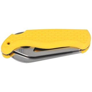 Nóż składany żeglarski MAC Coltellerie Boat 2 Yellow PP/TPE, Satin W 1.4034 (MC BOT2.Y)