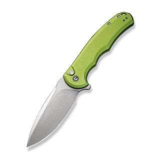 Nóż CIVIVI Button Lock Praxis Aluminum Green
