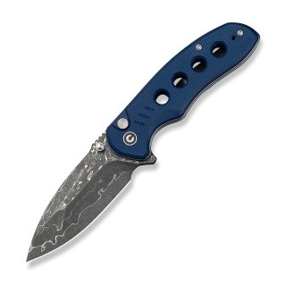 Nóż CIVIVI Triptych Damast Blue Micarta