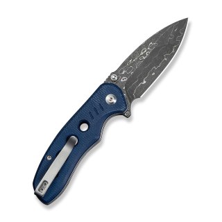 Nóż CIVIVI Triptych Damast Blue Micarta