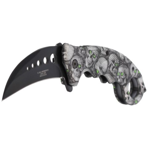 Nóż składany Herbertz CJH Karambit Skulls, Black Blade 420 (572413 - ART000137) Nóż składany Herbertz CJH Karambit Skulls, Black Blade 420 (572413 - ART000137)