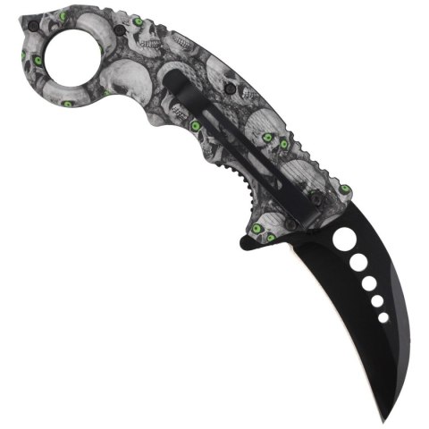 Nóż składany Herbertz CJH Karambit Skulls, Black Blade 420 (572413 - ART000137) Nóż składany Herbertz CJH Karambit Skulls, Black Blade 420 (572413 - ART000137)