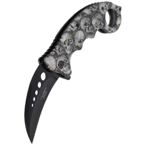 Nóż składany Herbertz CJH Karambit Skulls, Black Blade 420 (572413 - ART000137) Nóż składany Herbertz CJH Karambit Skulls, Black Blade 420 (572413 - ART000137)