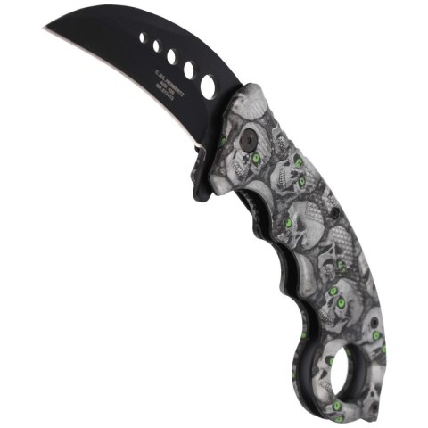 Nóż składany Herbertz CJH Karambit Skulls, Black Blade 420 (572413 - ART000137) Nóż składany Herbertz CJH Karambit Skulls, Black Blade 420 (572413 - ART000137)