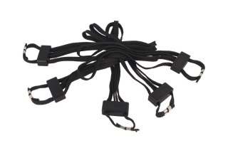 Kajdanki jednorazowe ESP (5 szt) Black (HT-01-B)