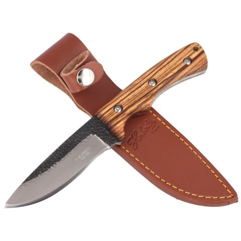Nóż Herbertz CJH Zebra Wood, Satin/Forged 420 (104210)