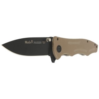 Nóż składany Muela Panzer-10DES Desert PTB/Fiber Glass, Black PTFE X60CrMoV15