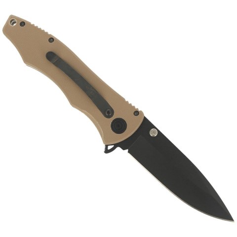 Nóż składany Muela Panzer-10DES Desert PTB/Fiber Glass, Black PTFE X60CrMoV15 Nóż składany Muela Panzer-10DES Desert PTB/Fiber Glass, Black PTFE X60CrMoV15