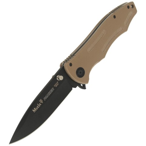 Nóż składany Muela Panzer-10DES Desert PTB/Fiber Glass, Black PTFE X60CrMoV15 Nóż składany Muela Panzer-10DES Desert PTB/Fiber Glass, Black PTFE X60CrMoV15