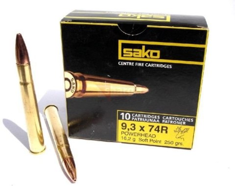Amunicja myśliwska kulowa Sako kal. 9.3x74R 250 GR op. 20 szt - 477D 9,3X74R Amunicja myśliwska kulowa Sako kal. 9.3x74R 250 GR op. 20 szt - 477D 9,3X74R