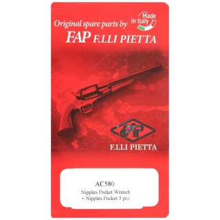 Klucz do kominków + kominki Pietta Remington Pocket (AC580)