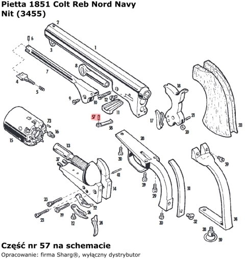Nit Pietta 1851 Colt Navy (3455)