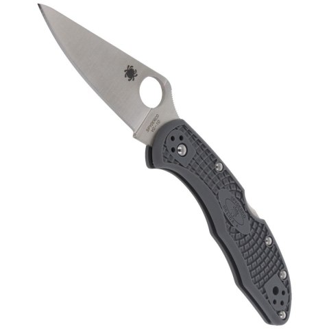 Nóż Spyderco Delica 4 FRN Gray Flat Ground Plain (C11FPGY) Nóż Spyderco Delica 4 FRN Gray Flat Ground Plain (C11FPGY)