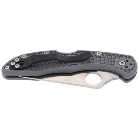 Nóż Spyderco Delica 4 FRN Gray Flat Ground Plain (C11FPGY) Nóż Spyderco Delica 4 FRN Gray Flat Ground Plain (C11FPGY)