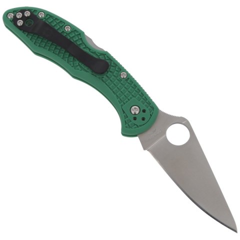 Nóż Spyderco Delica 4 FRN Green Flat Ground Plain (C11FPGR) Nóż Spyderco Delica 4 FRN Green Flat Ground Plain (C11FPGR)