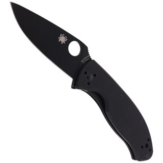 Nóż Spyderco Tenacious G-10 Black / Black Blade Plain (C122GBBKP)