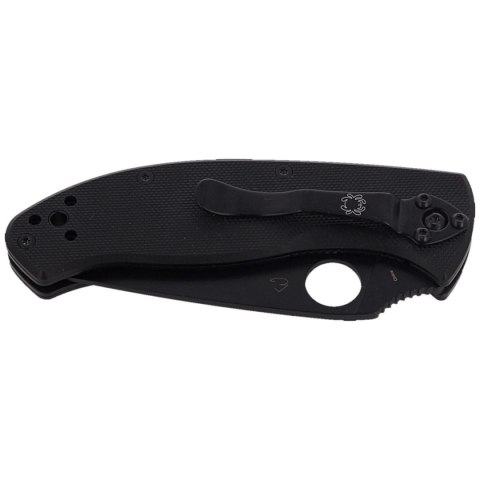 Nóż Spyderco Tenacious G-10 Black / Black Blade Plain (C122GBBKP) Nóż Spyderco Tenacious G-10 Black / Black Blade Plain (C122GBBKP)