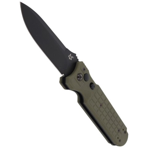 Nóż automatyczny Fox Predator II 2F Full Auto OD Green FRN, Black Idroglider N690Co (FX-448 OD)