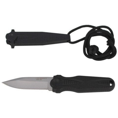 Nóż na szyję CJH Solingen Neck Knife Black Polymer, Satin (10000347 - 108307) Nóż na szyję CJH Solingen Neck Knife Black Polymer, Satin (10000347 - 108307)