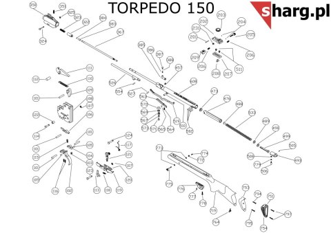 Podkładki dystansowe do kolby Hatsan do MOD 85, MOD 125, Torpedo 150 (753)