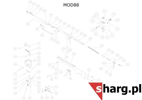 Śruba kontrująca mocująca osadę do Hatsan MOD 55S-155, Dominator 200, Proxima (774)