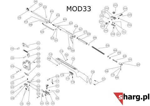 Bezpiecznik do Hatsan od MOD 33 do MOD 155, Dominator, Proxima (119-120)