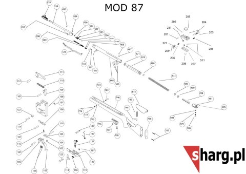 Bezpiecznik do Hatsan od MOD 33 do MOD 155, Dominator, Proxima (119-120)