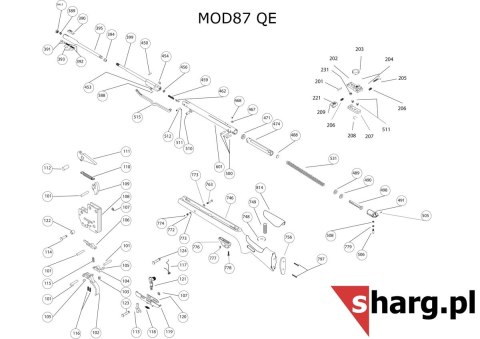 Bezpiecznik do Hatsan od MOD 33 do MOD 155, Dominator, Proxima (119-120)
