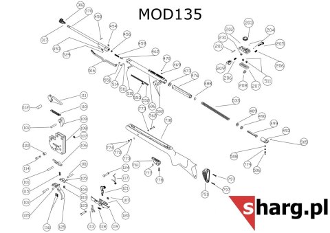 Bezpiecznik do Hatsan od MOD 33 do MOD 155, Dominator, Proxima (119-120)