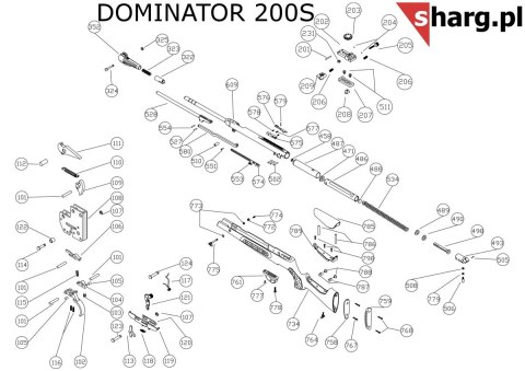Bezpiecznik do Hatsan od MOD 33 do MOD 155, Dominator, Proxima (119-120)