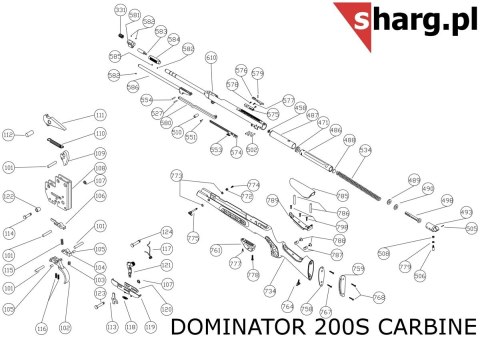 Bezpiecznik do Hatsan od MOD 33 do MOD 155, Dominator, Proxima (119-120)