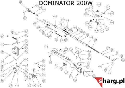 Bezpiecznik do Hatsan od MOD 33 do MOD 155, Dominator, Proxima (119-120)