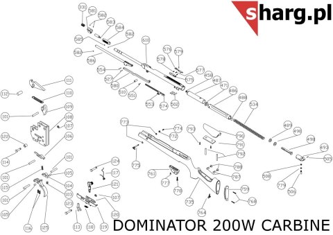 Bezpiecznik do Hatsan od MOD 33 do MOD 155, Dominator, Proxima (119-120)