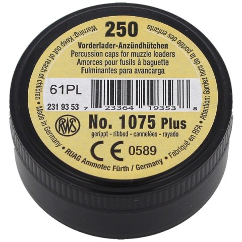 Kapiszony do kominków RWS 4 mm wzmocnione (1075 PLUS) Kapiszony do kominków RWS 4 mm wzmocnione (1075 PLUS)