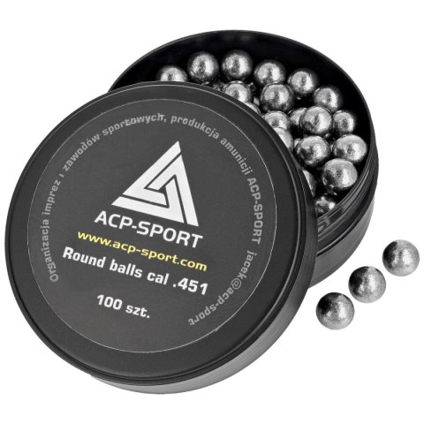 Kule ołowiane ACP-Sport kal .451, 100szt (JW451) Kule ołowiane ACP-Sport kal .451, 100szt (JW451)