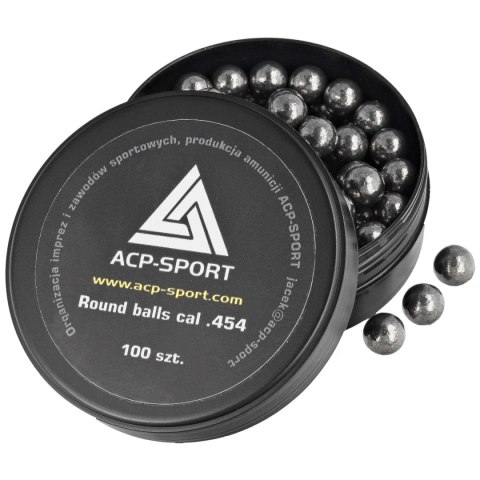 Kule ołowiane ACP-Sport kal .454, 100szt (JW454) Kule ołowiane ACP-Sport kal .454, 100szt (JW454)
