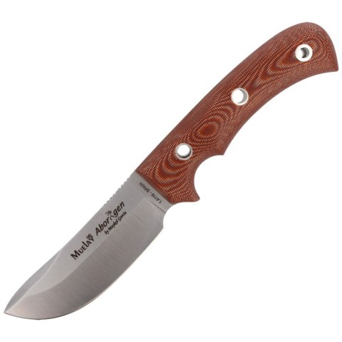 Nóż Muela Aborigen-12C Brown Canvas Micarta, Satin X50CrMoV15 by Maykol Garcia Nóż Muela Aborigen-12C Brown Canvas Micarta, Satin X50CrMoV15 by Maykol Garcia
