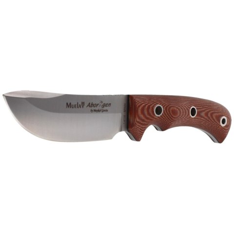 Nóż Muela Aborigen-12C Brown Canvas Micarta, Satin X50CrMoV15 by Maykol Garcia Nóż Muela Aborigen-12C Brown Canvas Micarta, Satin X50CrMoV15 by Maykol Garcia