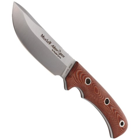 Nóż Muela Aborigen-12C Brown Canvas Micarta, Satin X50CrMoV15 by Maykol Garcia Nóż Muela Aborigen-12C Brown Canvas Micarta, Satin X50CrMoV15 by Maykol Garcia
