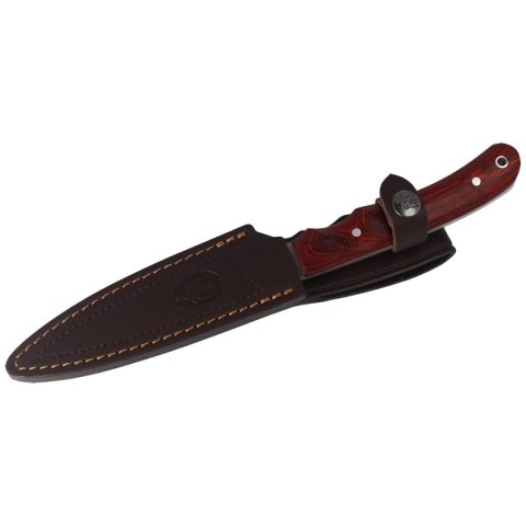 Nóż Muela Criollo-14 Coral Pakka Wood, Satin 1.4116