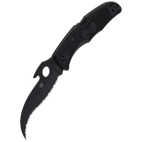 Nóż Spyderco Matriarch 2 FRN Emerson Opener Black Blade (C12SBBK2W) Nóż Spyderco Matriarch 2 FRN Emerson Opener Black Blade (C12SBBK2W)