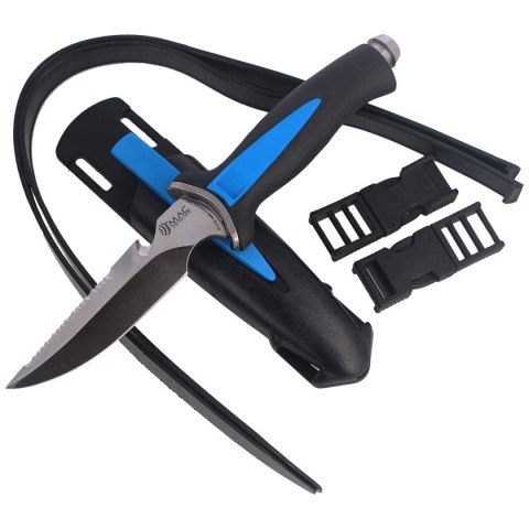 Nóż nurkowy MAC Coltellerie 120mm (MC AQT12.B) Nóż nurkowy MAC Coltellerie 120mm (MC AQT12.B)