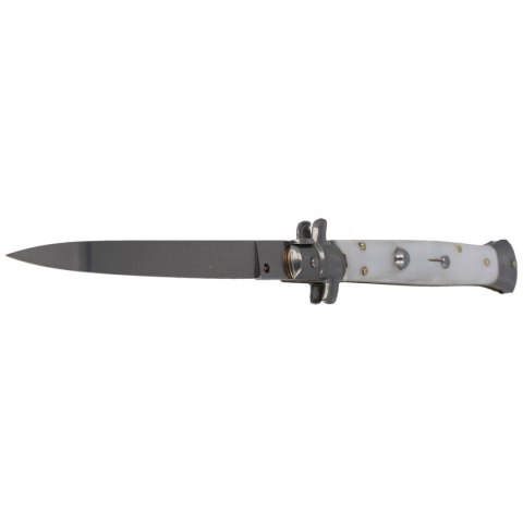 Nóż sprężynowy Frank Beltrame Stiletto Pearl 28cm (FB 28/36) Nóż sprężynowy Frank Beltrame Stiletto Pearl 28cm (FB 28/36)